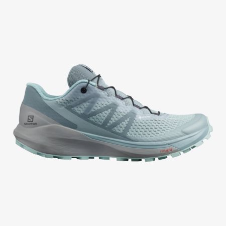 Scarpe Trail Running Salomon SENSE RIDE 4 GORE-TEX INVISIBLE FIT Donna Verde Acqua IT 2-Q89